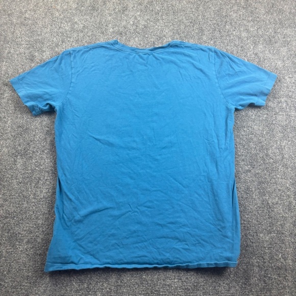 THE NORTH FACE Mens Blue Square Logo Short Sleeve T- Shirt size: Medium - Picture 2 of 7